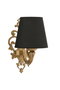 Opviq Lily Lámpara de pared Negro y Dorado